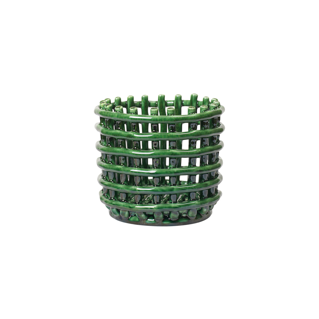Ceramic Basket: Small - 6.3