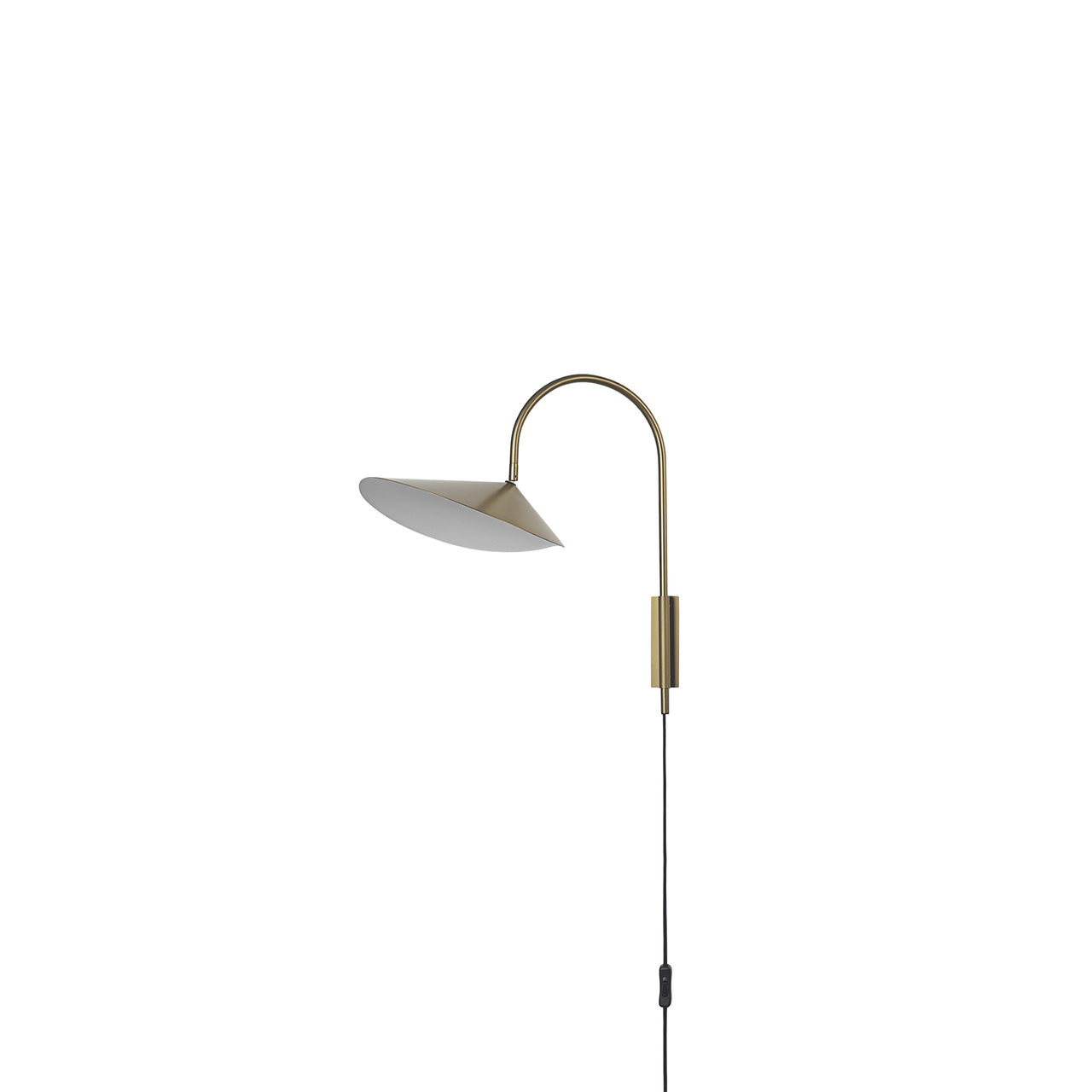 Arum Wall Lamp: Short + Bronze + Black