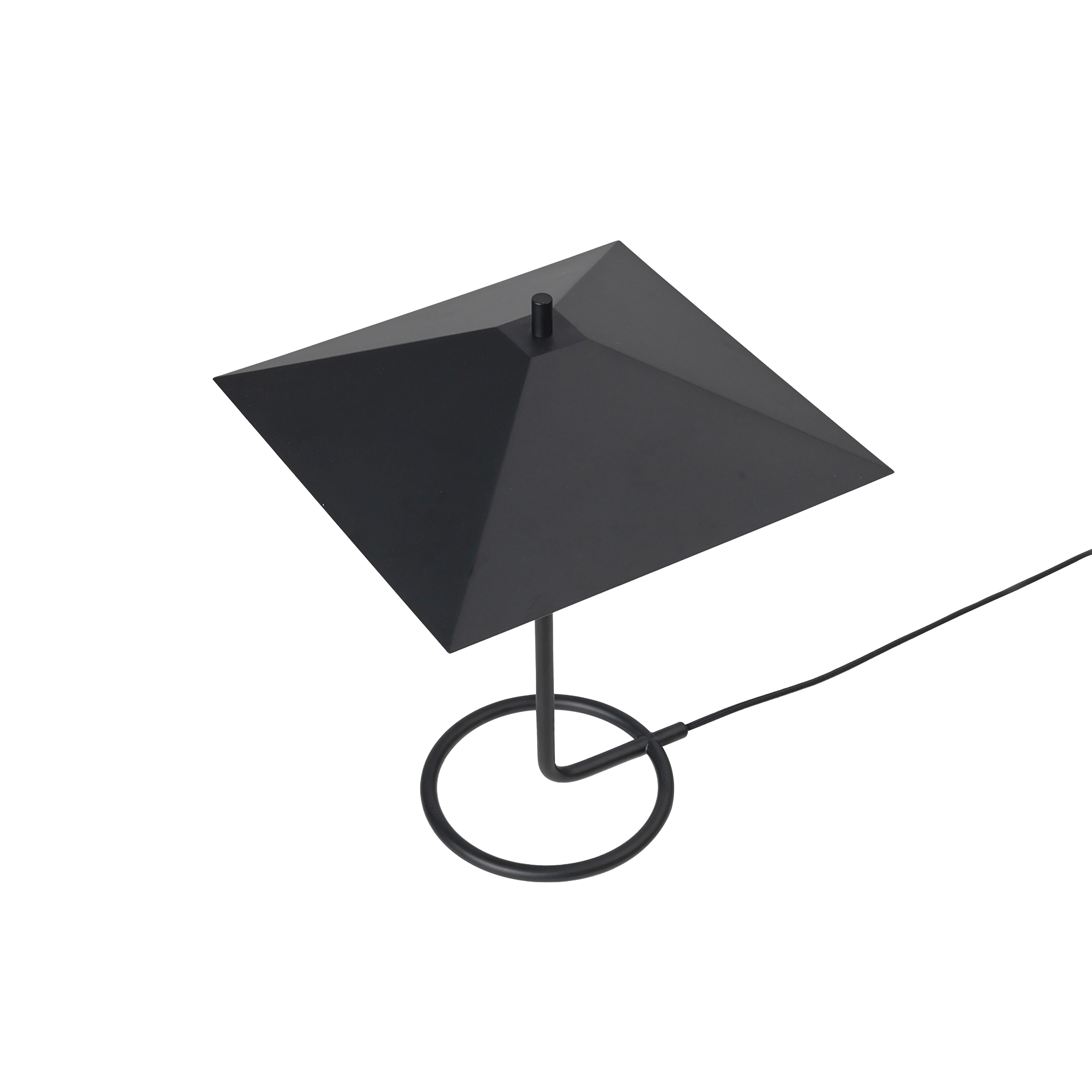 Filo Table Lamp: Black + Square