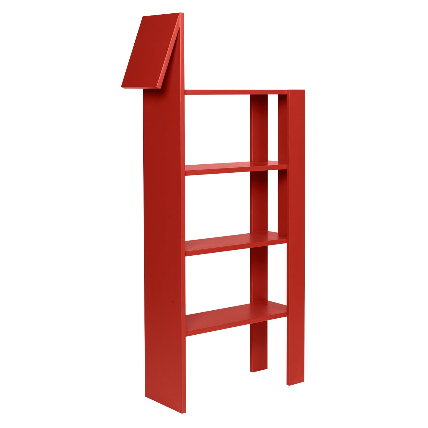 Giraffe Bookcase: Poppy Red