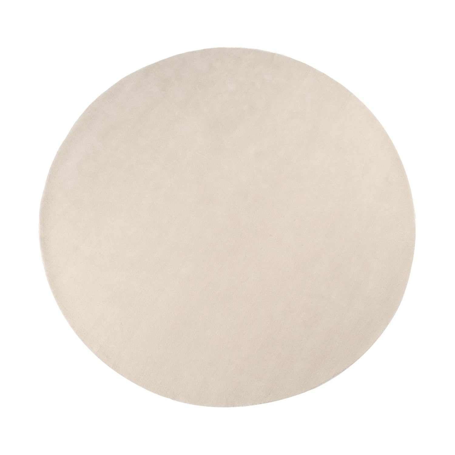 Stille Tufted Rug: Round + Off-White