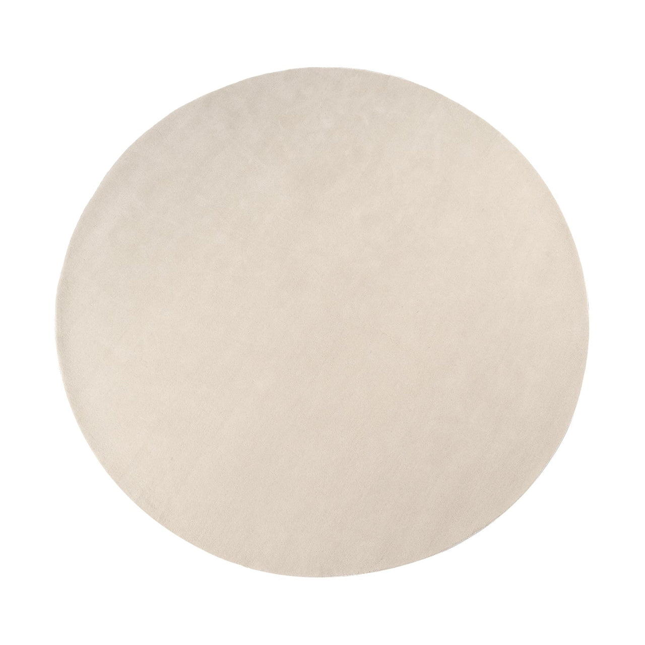 Stille Tufted Rug: Round + Off-White