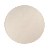 Stille Tufted Rug: Round + Off-White