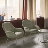 Fiber Lounge Armchair: Tube Base