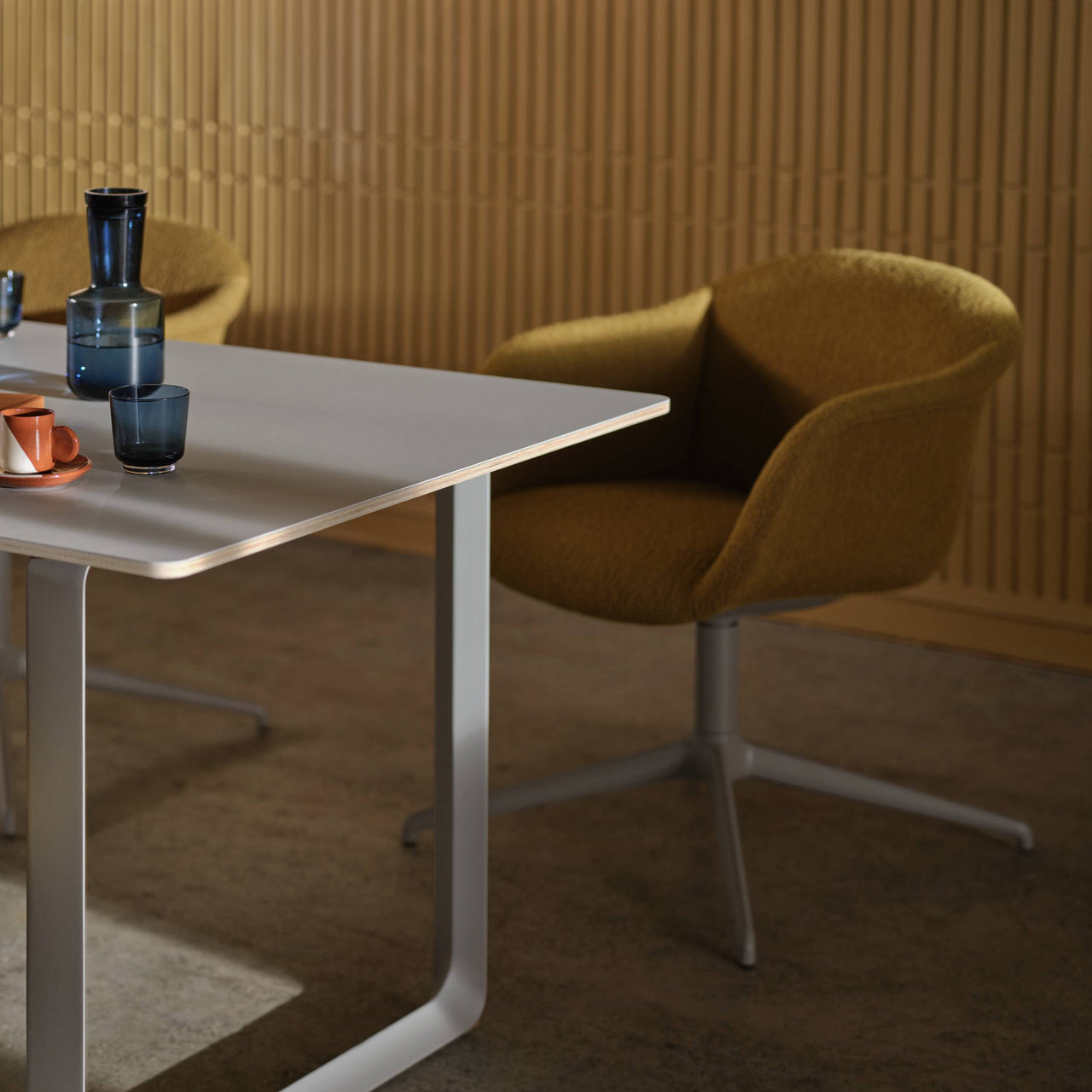 Fiber Soft Armchair: Swivel Base - Quick Ship