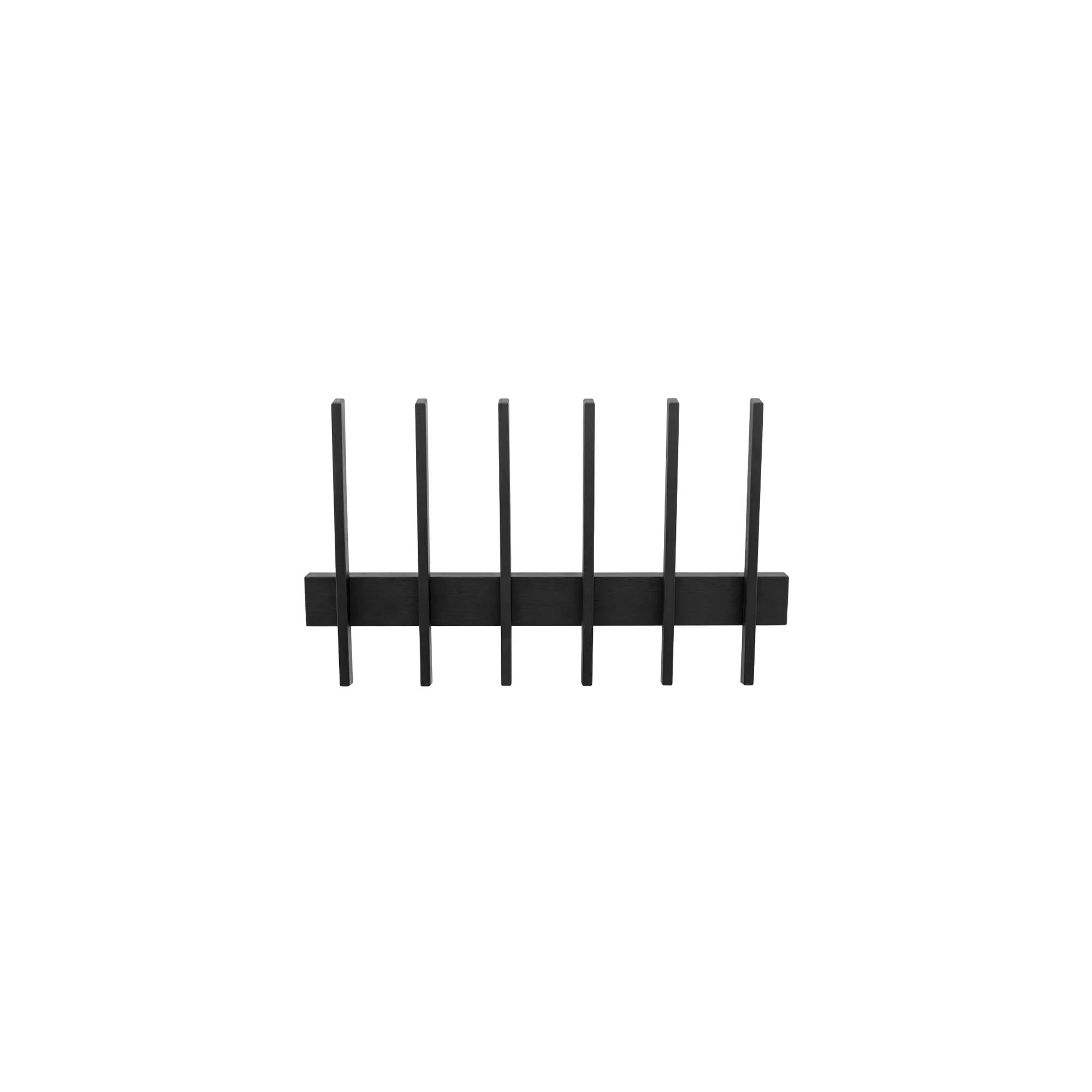 Fin Coat Hook: Dark Stain Ash