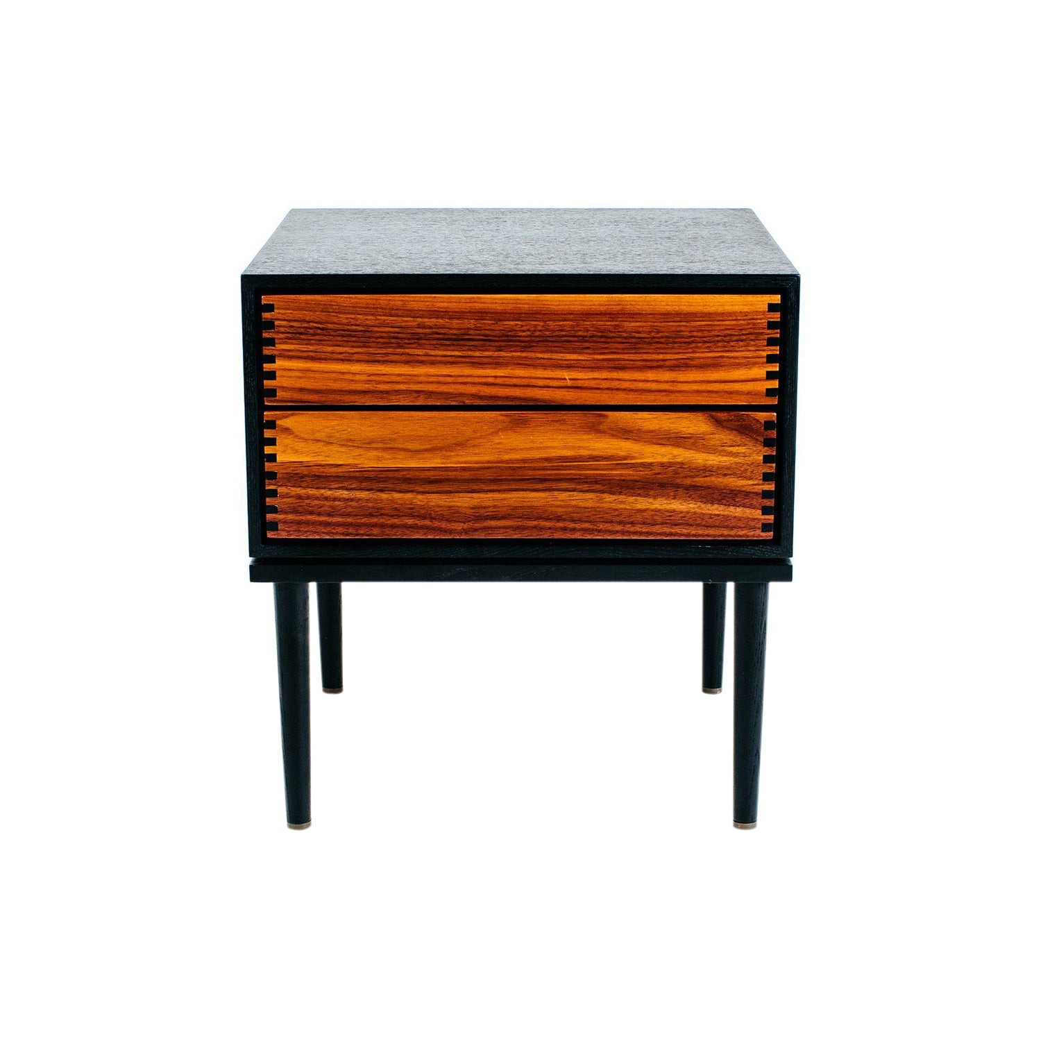 Laval Bedside Drawer: Black Oak