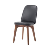 Utility Highback Dining Chair: Natural Walnut