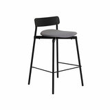 Fromme Bar + Counter Stool: Upholstered + Counter + Shake