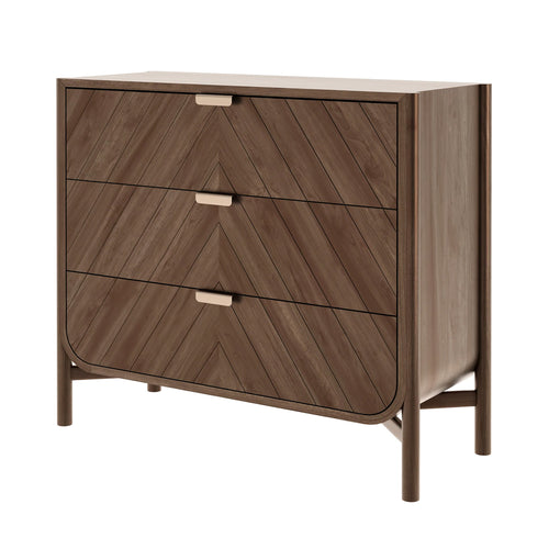 Marius Chest of Drawers: Natural Walnut