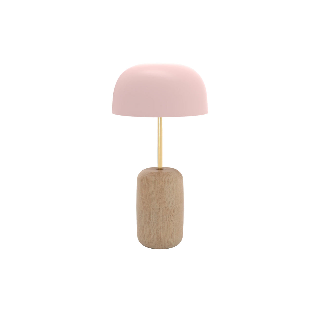 Nina Table Lamp: Nude Pink