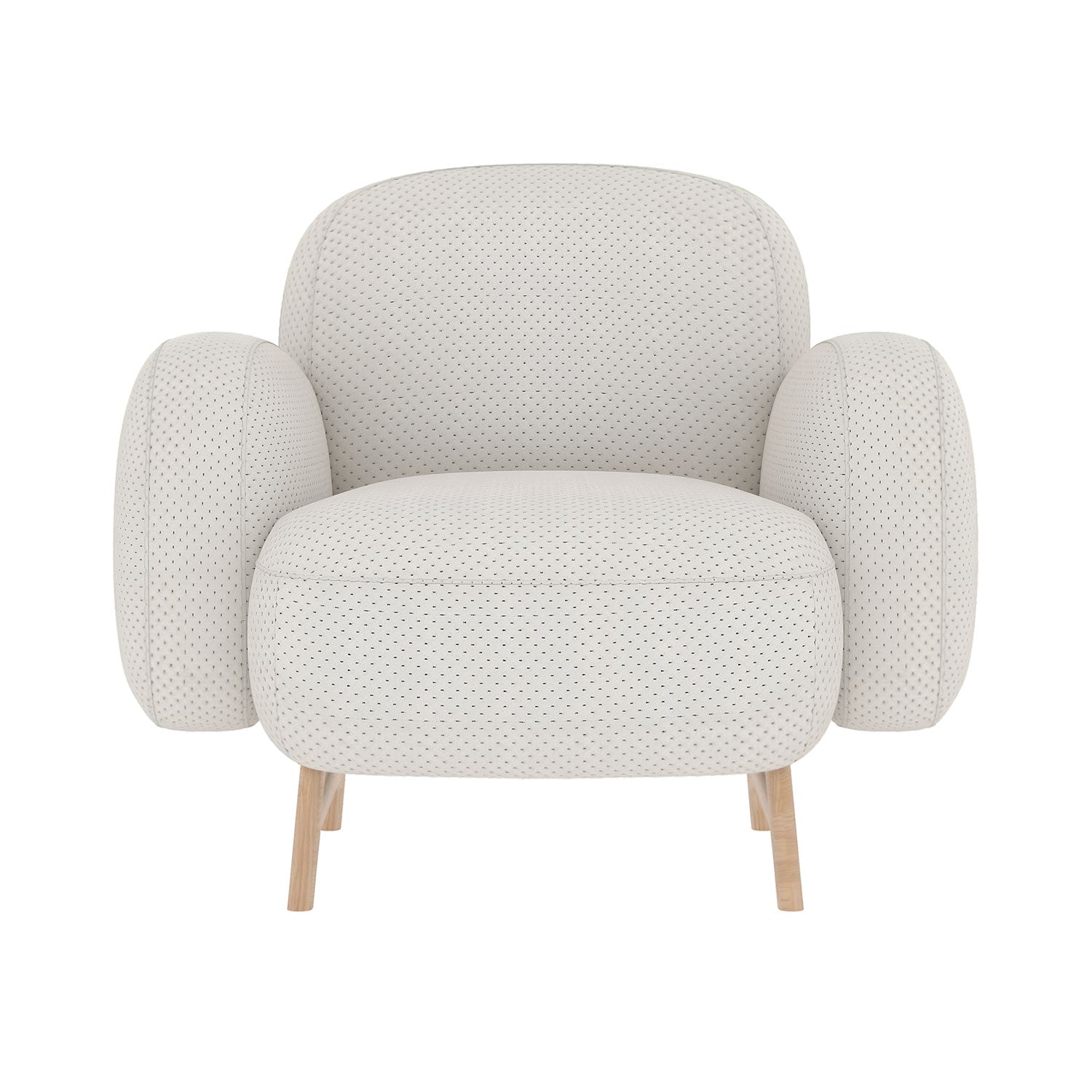 Auguste Armchair: Pearl Grey