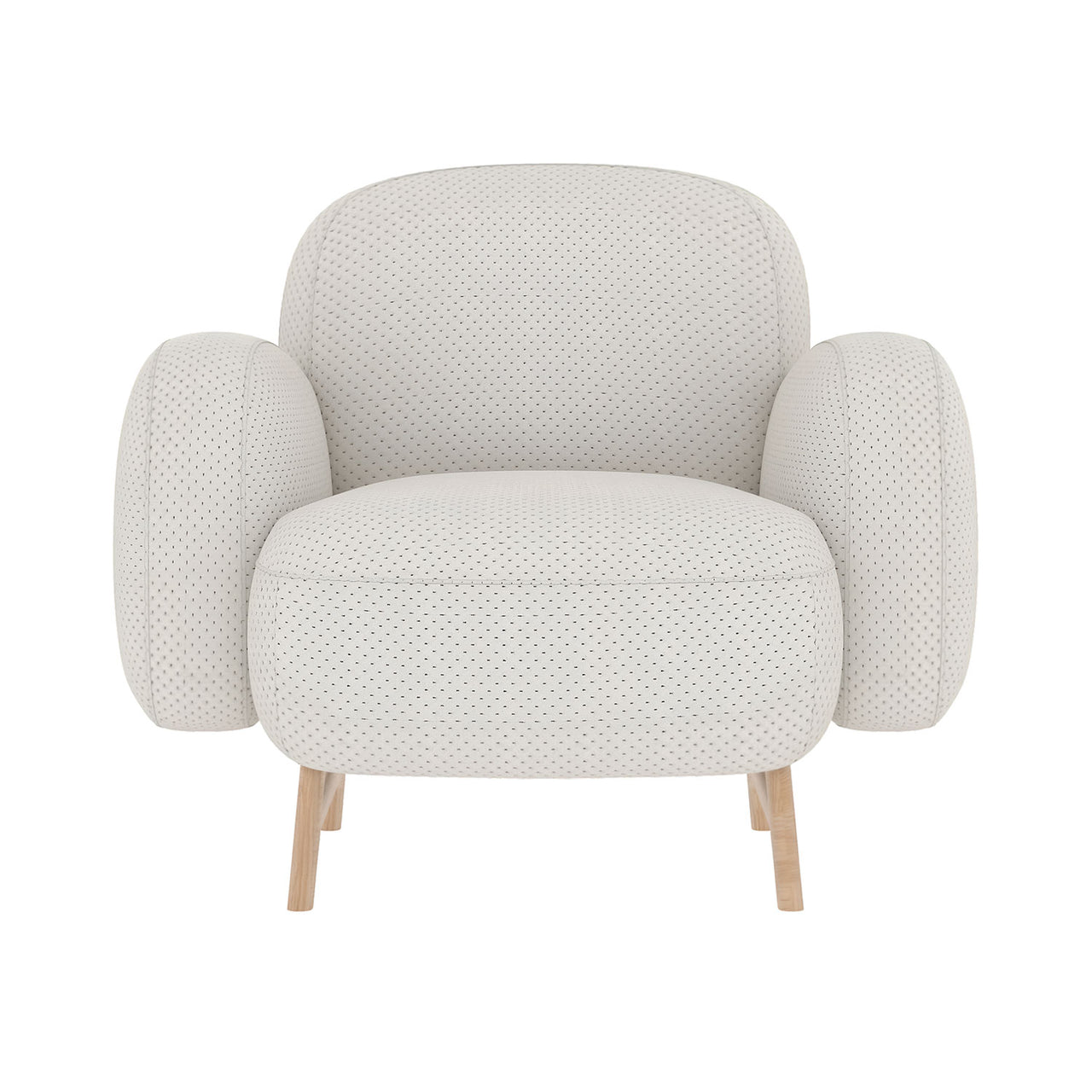 Auguste Armchair: Pearl Grey