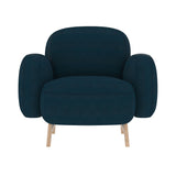 Auguste Armchair: Cobalt Blue