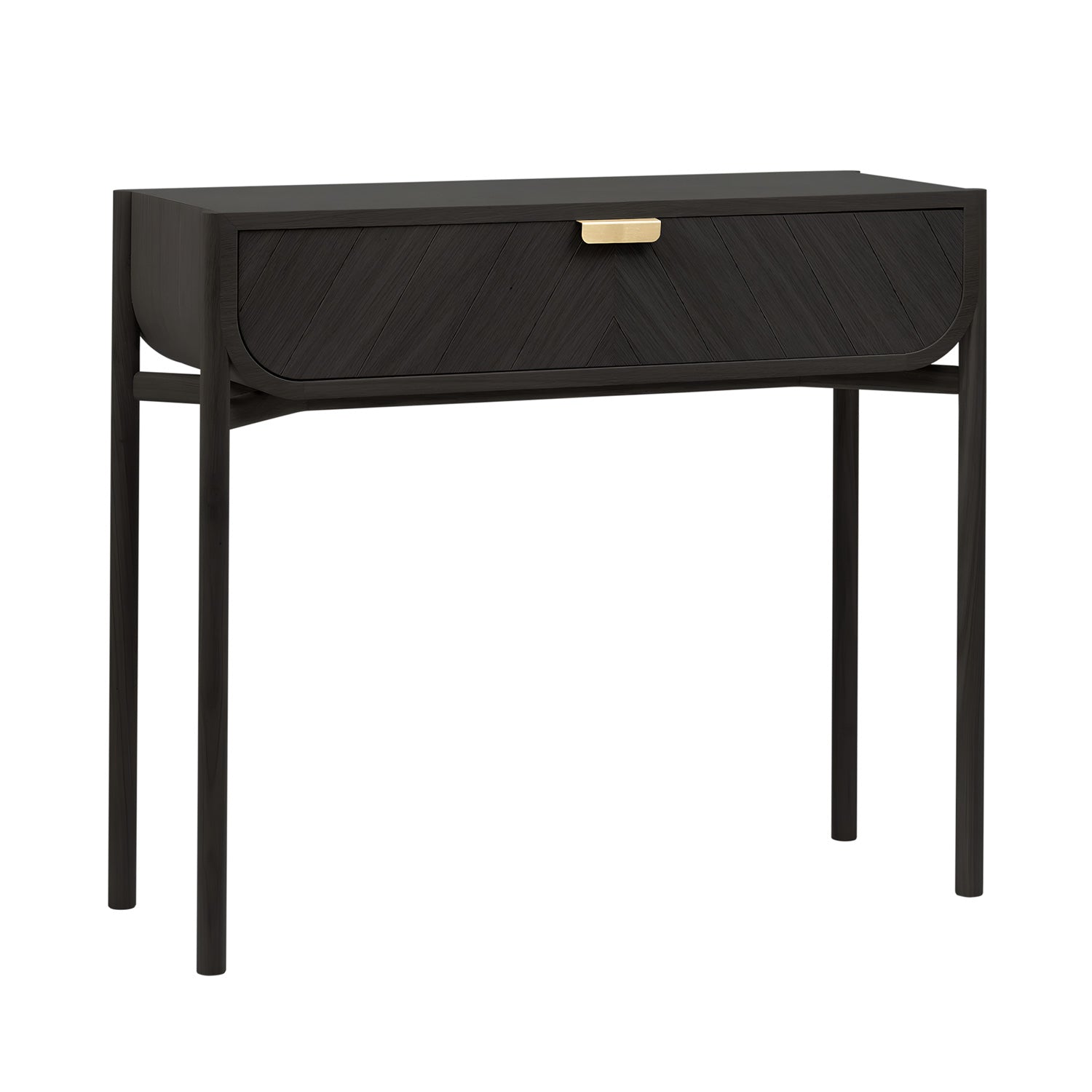 Marius Console: Black Stained Oak