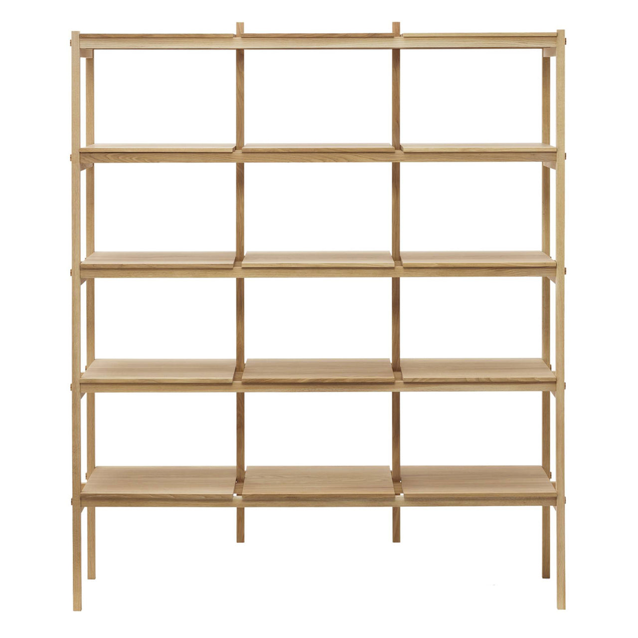 Kinuta Shelving N-SS01: System 1 + Pure Oak
