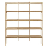 Kinuta Shelving N-SS01: System 1 + Pure Oak