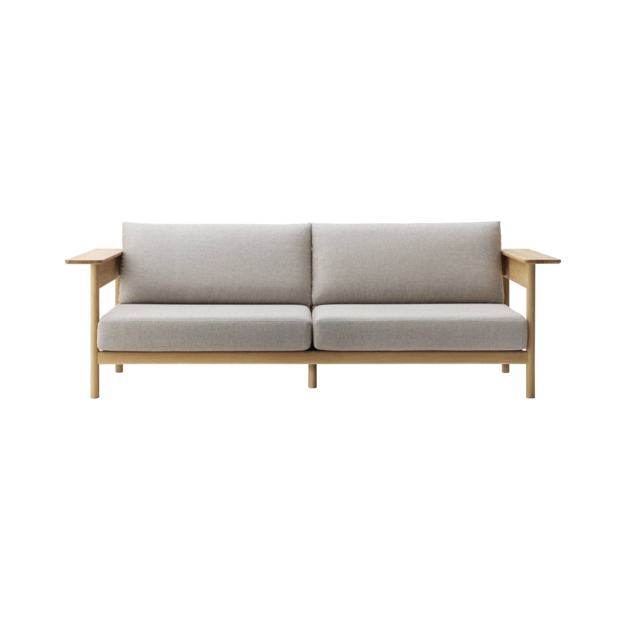 Kinuta Sofa: 2 Seater N-S01 + Pure Oak