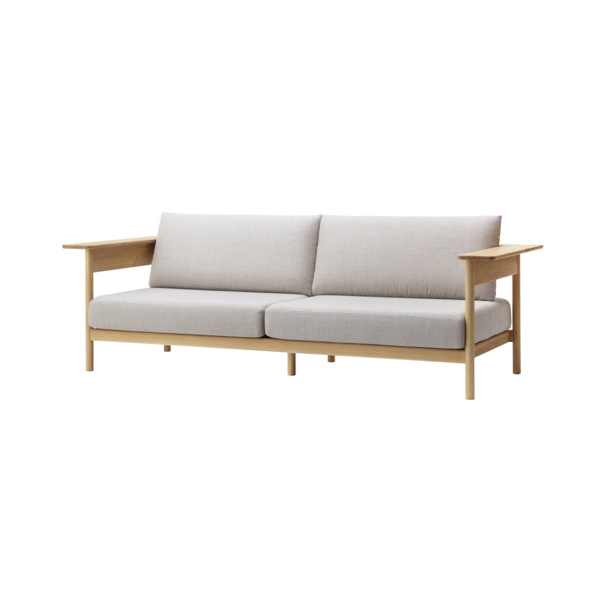 Kinuta Sofa: 2 Seater N-S01 + Pure Oak