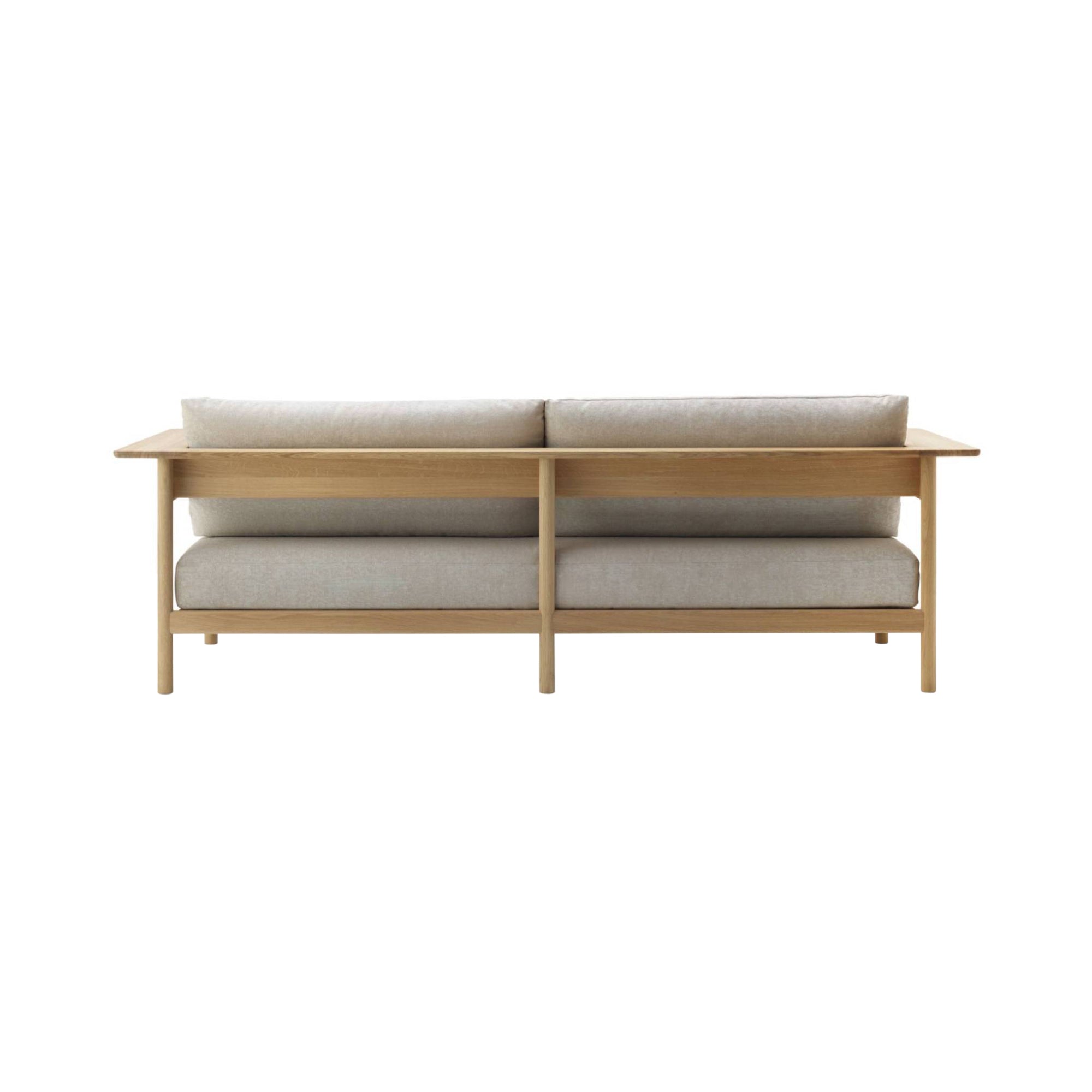 Kinuta Sofa: 2 Seater N-S01 + Pure Oak