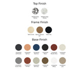 Briscola Coffee Table with Wooden Frame