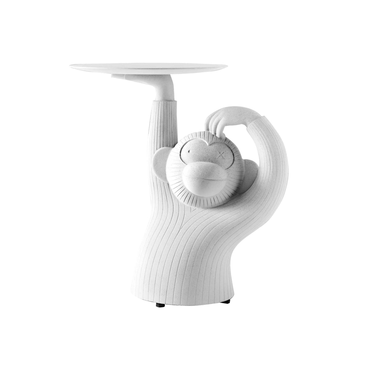 Monkey Side Table: White