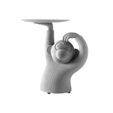 Monkey Side Table: Grey