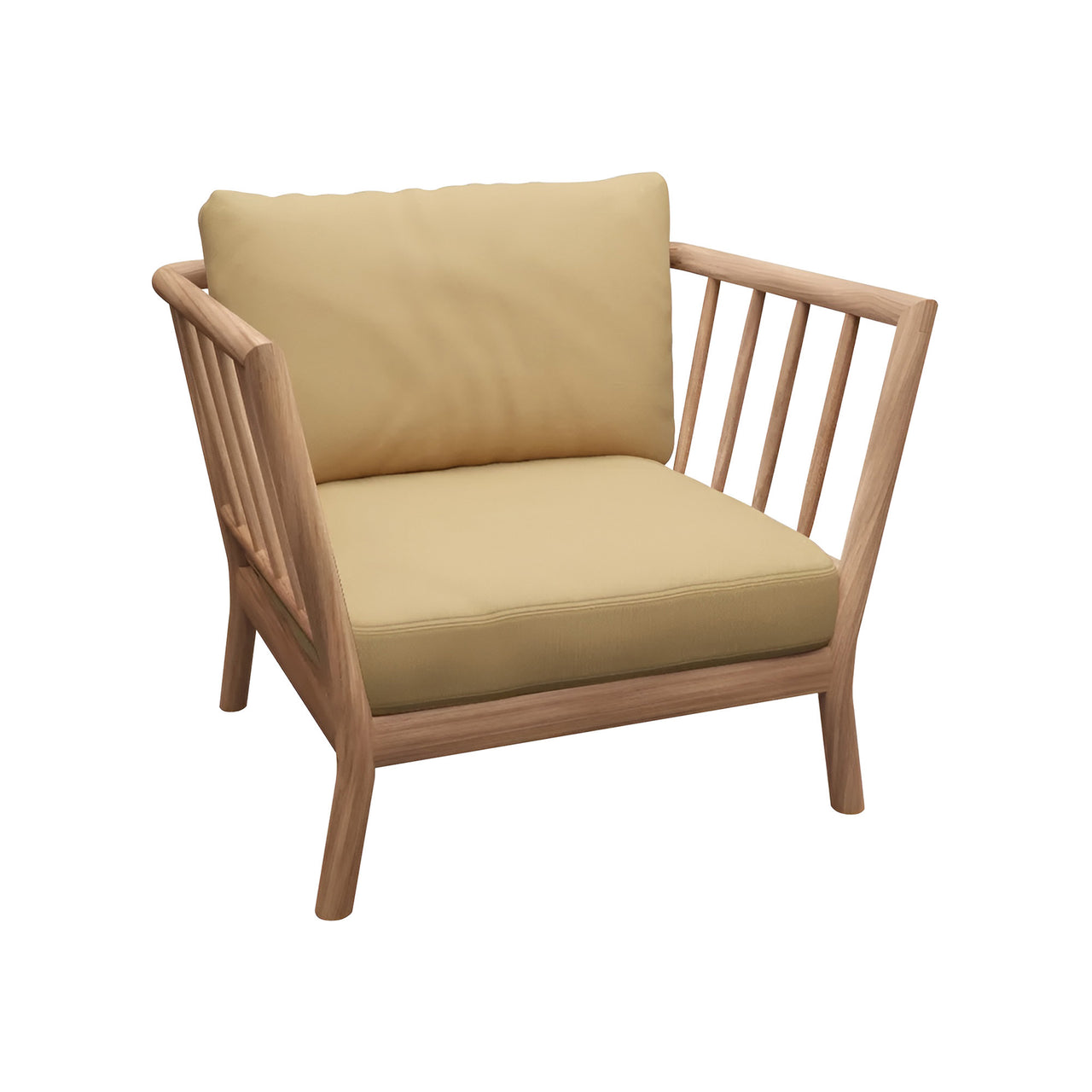 Tradition Lounge Chair: Honey Yellow
