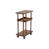 Rolling Pedestal: Walnut
