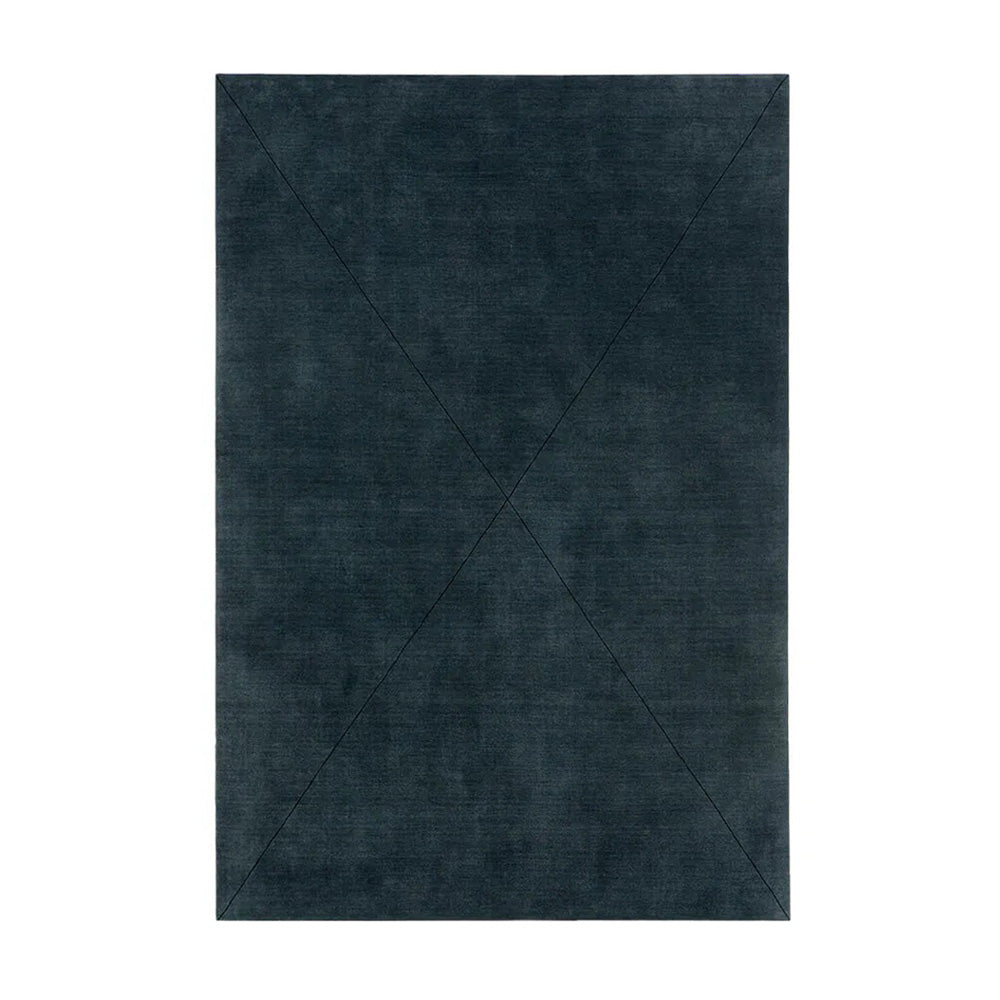 Salt Handloom Rectangle Rug: Small + Tin