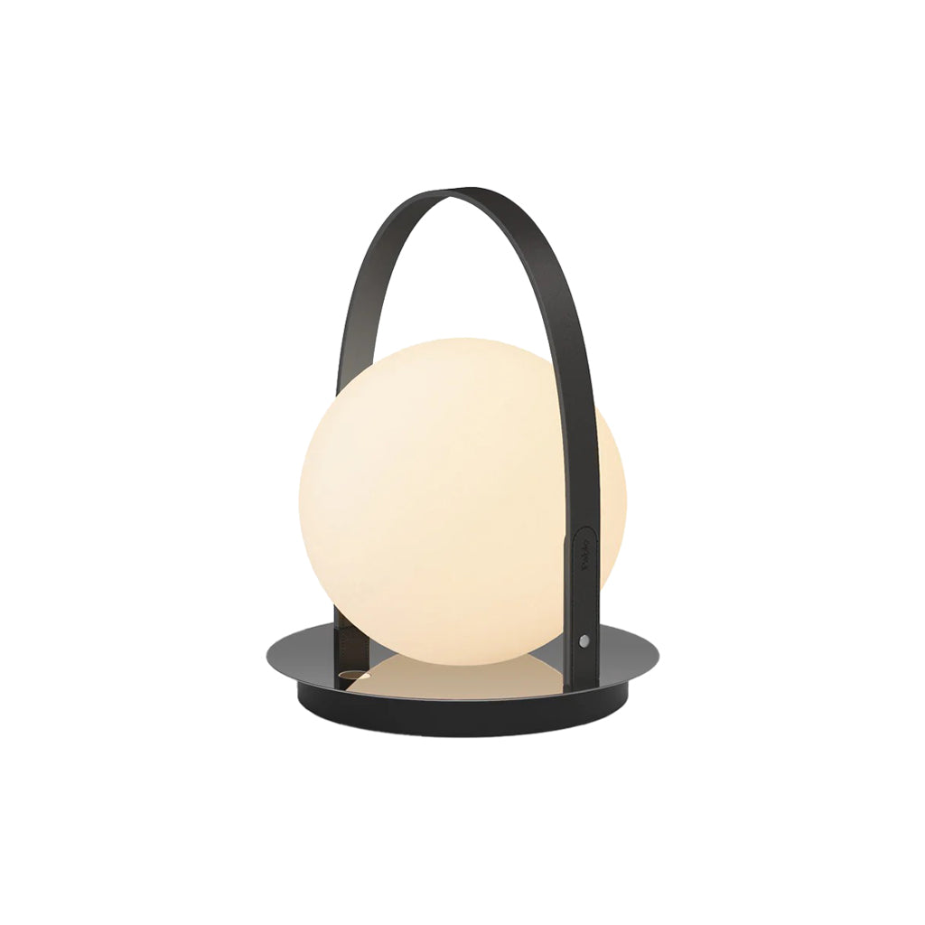 Bola Lantern Cordless: Gunmetal + Black