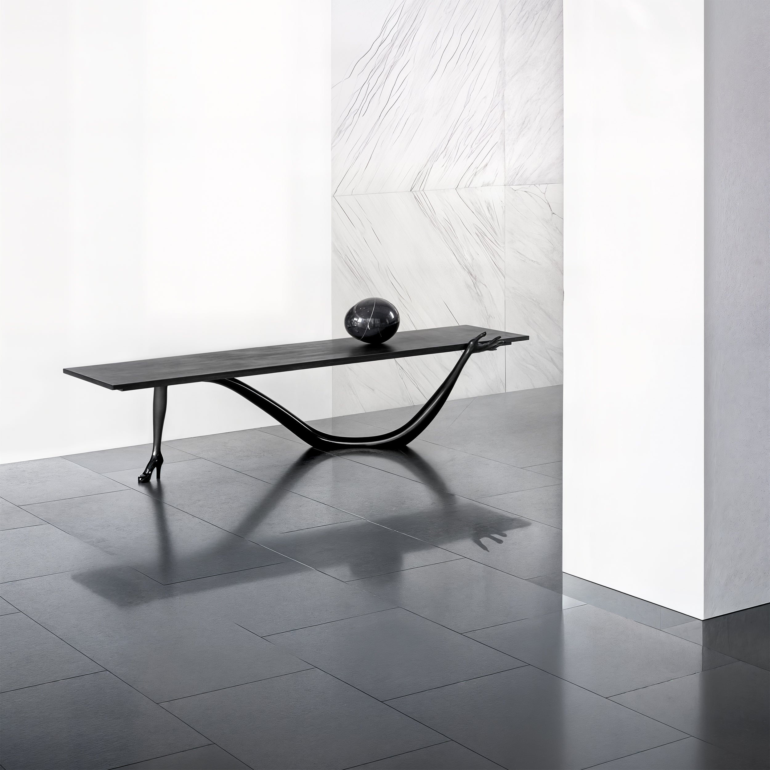 Leda Sculpture Table: Limited Edition