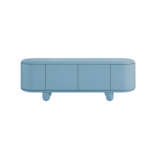 Explorer Cabinet: Small + Small - 72.4 + Blue + Creme