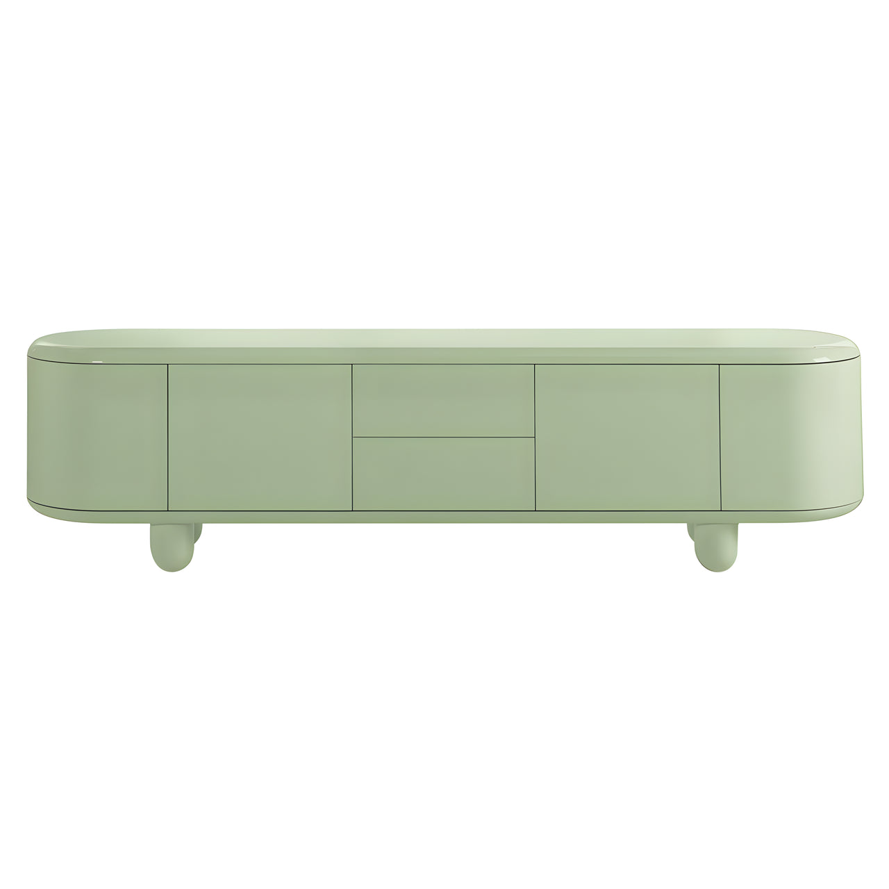 Explorer Cabinet: Small + Large - 92.1 + Pastel Green + Green