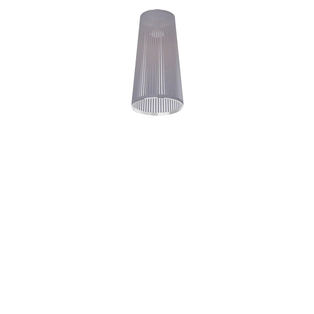 Solis Flush Lamp: Low + Silver