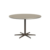 Circular Dining Table: 6 Star Base + Small - 47.2