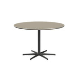 Circular Dining Table: 6 Star Base + Small - 47.2