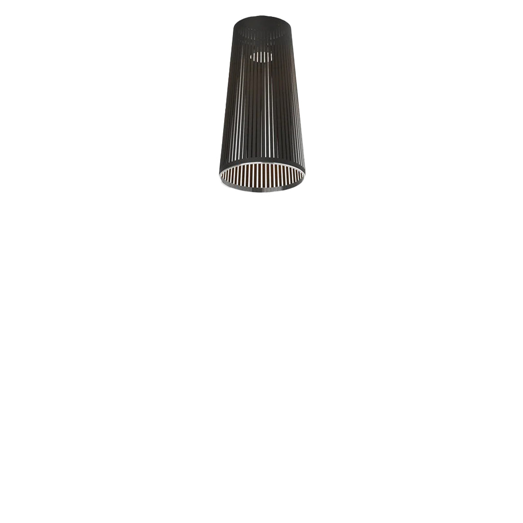 Solis Flush Lamp: Low + Black