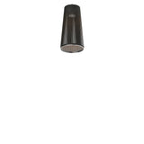 Solis Flush Lamp: Low + Black