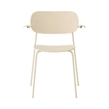 Co Outdoor Dining Chair: Quick Ship + With Armrest + Ivory