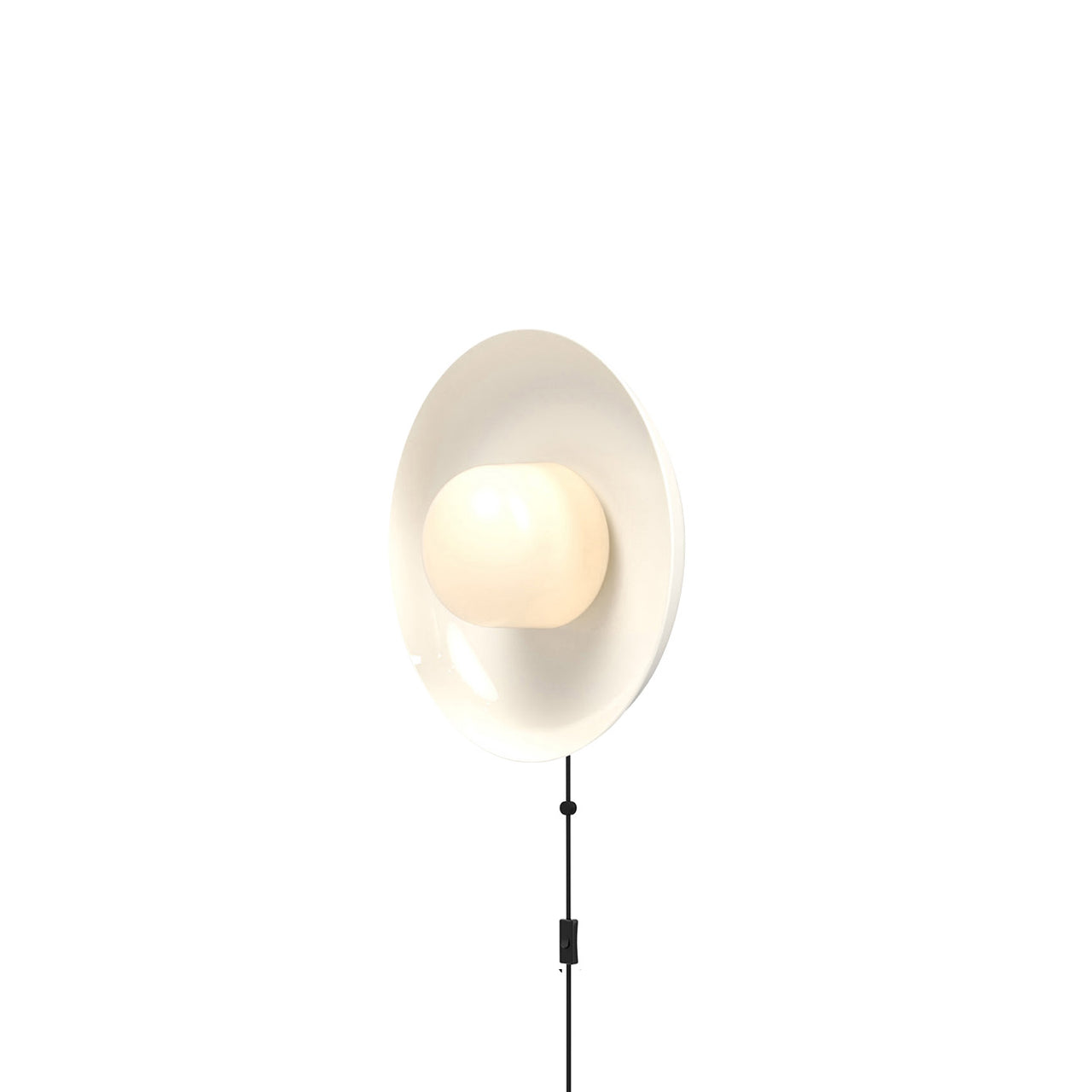 Hoist Sconce Corded: With Medium Shade + Large - 6