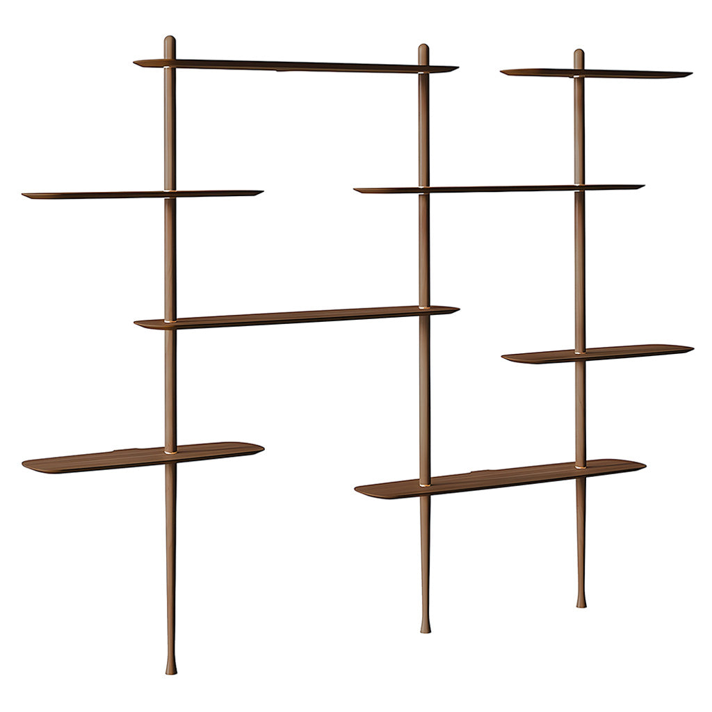 Axis 3 Shelving System: Walnut