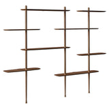 Axis 3 Shelving System: Walnut