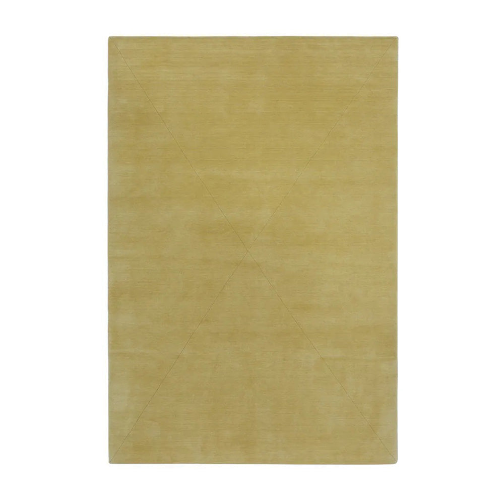 Salt Hand Tufted Rectangle Rug: Small + Mustard
