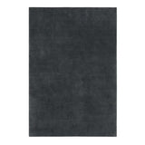 Salt Handloom Rectangle Rug: Medium + Thunder