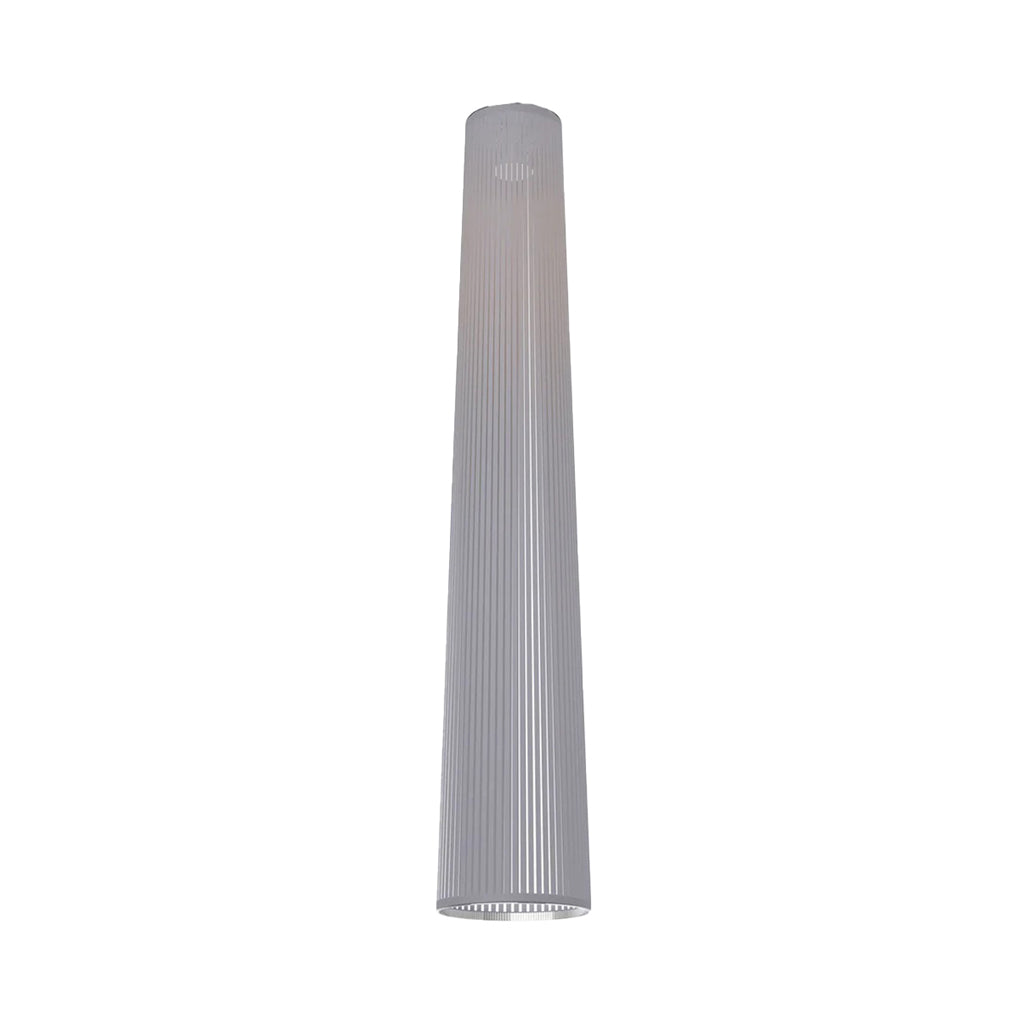 Solis Flush Lamp: High + Silver