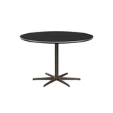 Circular Dining Table: 6 Star Base + Small - 47.2
