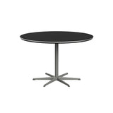 Circular Dining Table: 6 Star Base + Small - 47.2