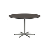 Circular Dining Table: 6 Star Base + Small - 47.2
