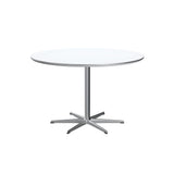 Circular Dining Table: 6 Star Base + Small - 47.2